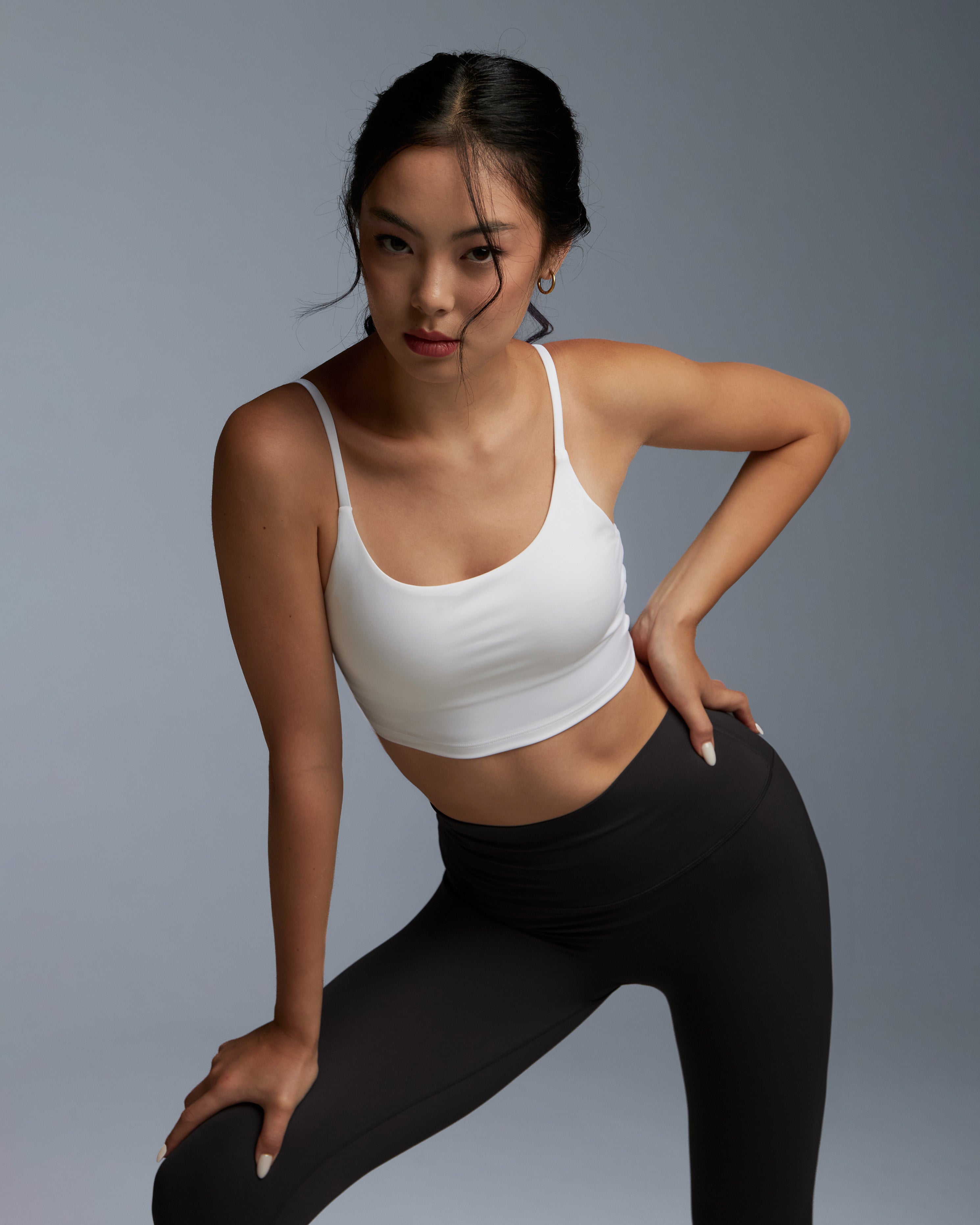 Леггинсы для йоги графитовые Tomyris размер S