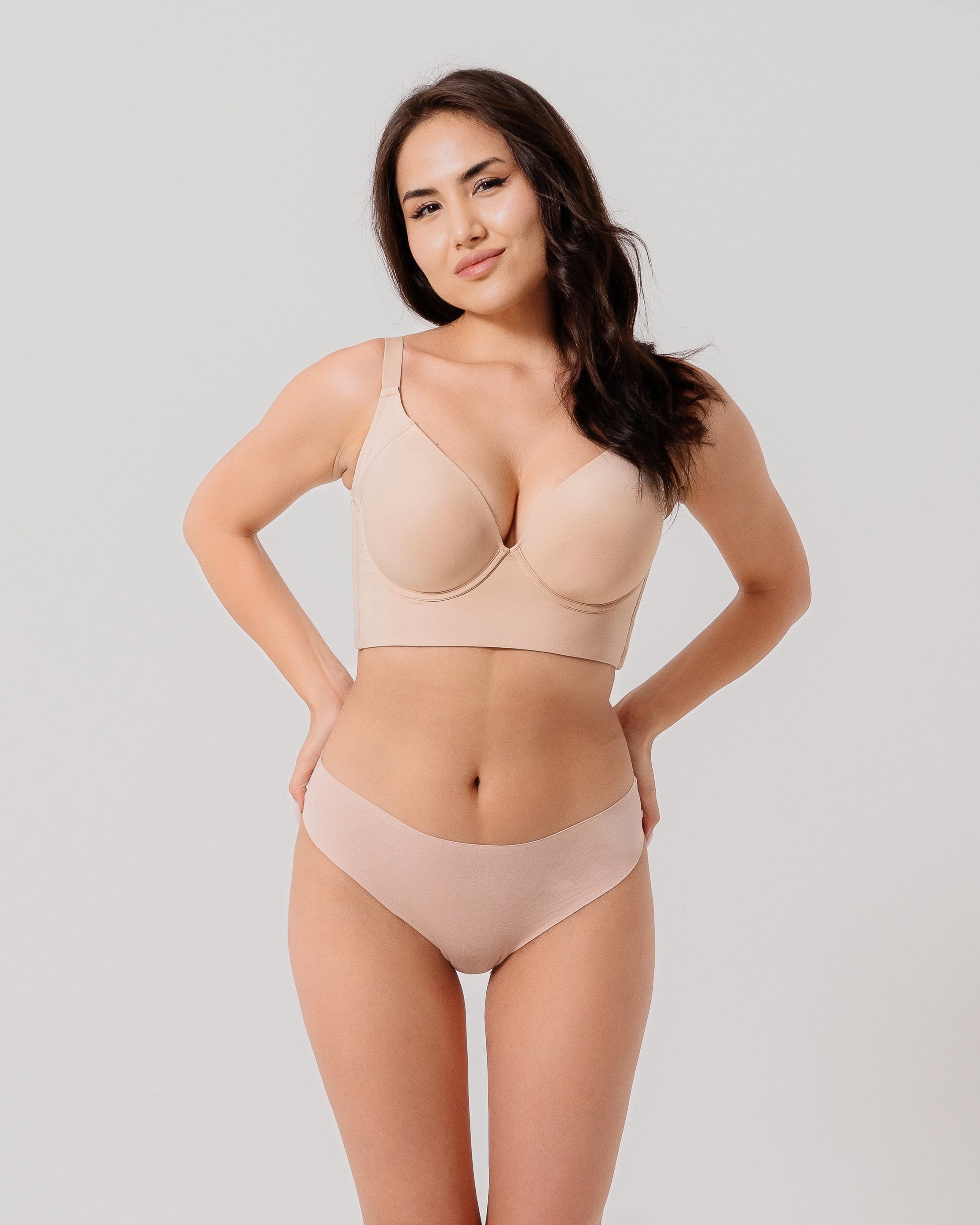 Пуш-ап бюстгальтер бежевый Tomyris размер 36B/C2