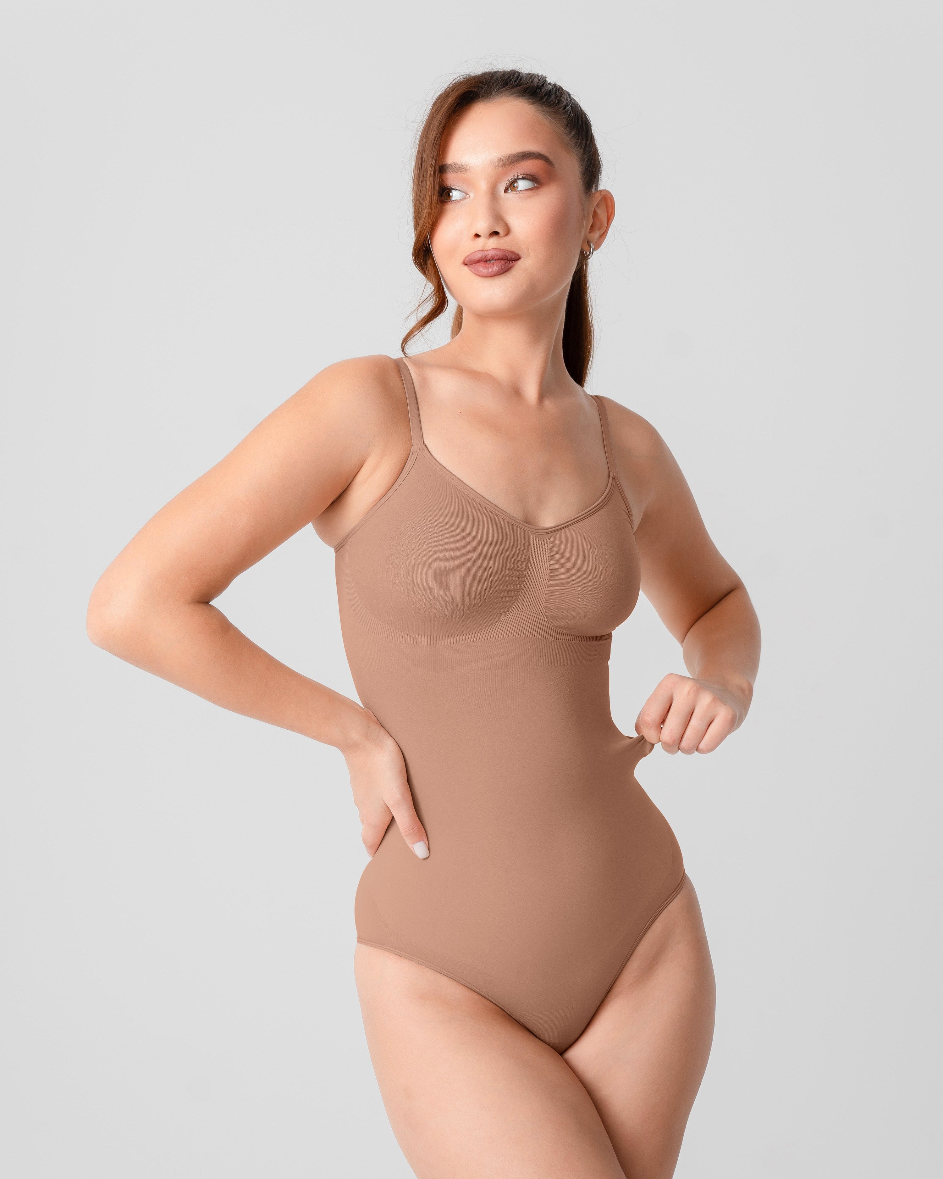 Утягивающее боди-бикини бежевый Tomyris размер XS/S