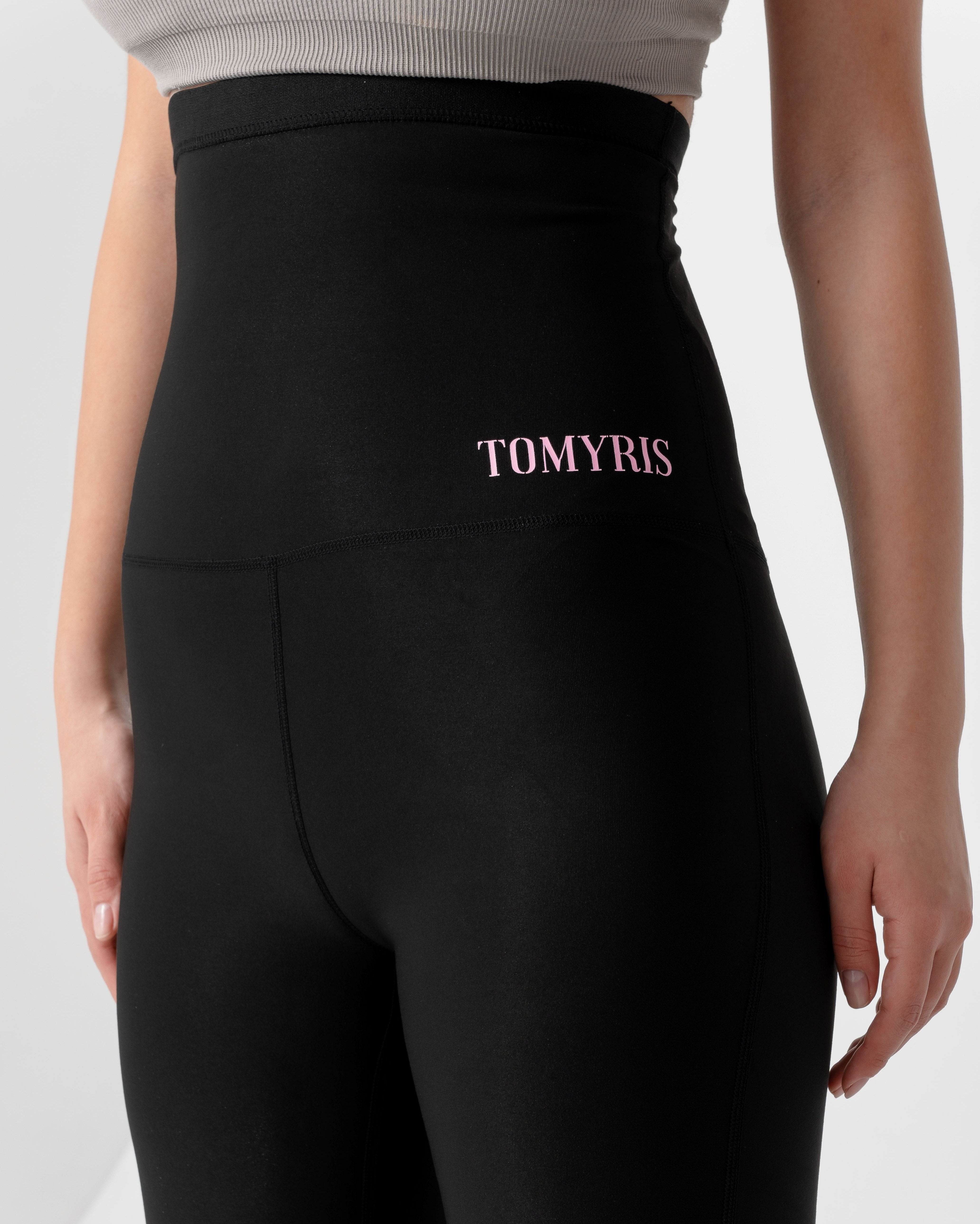 Леггинсы с эффектом сауны Tomyris черный размер S/M