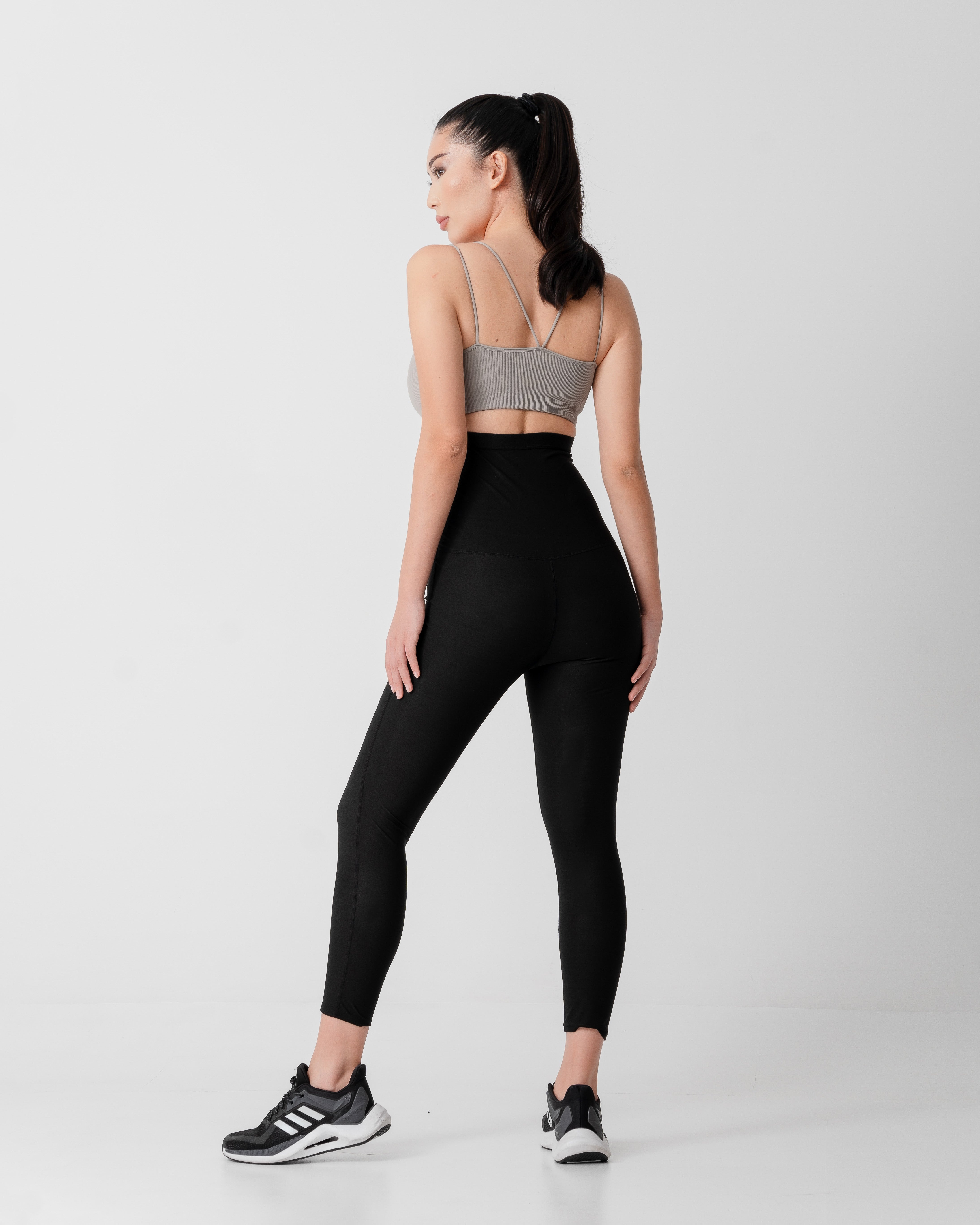 Леггинсы с эффектом сауны Tomyris черный размер S/M