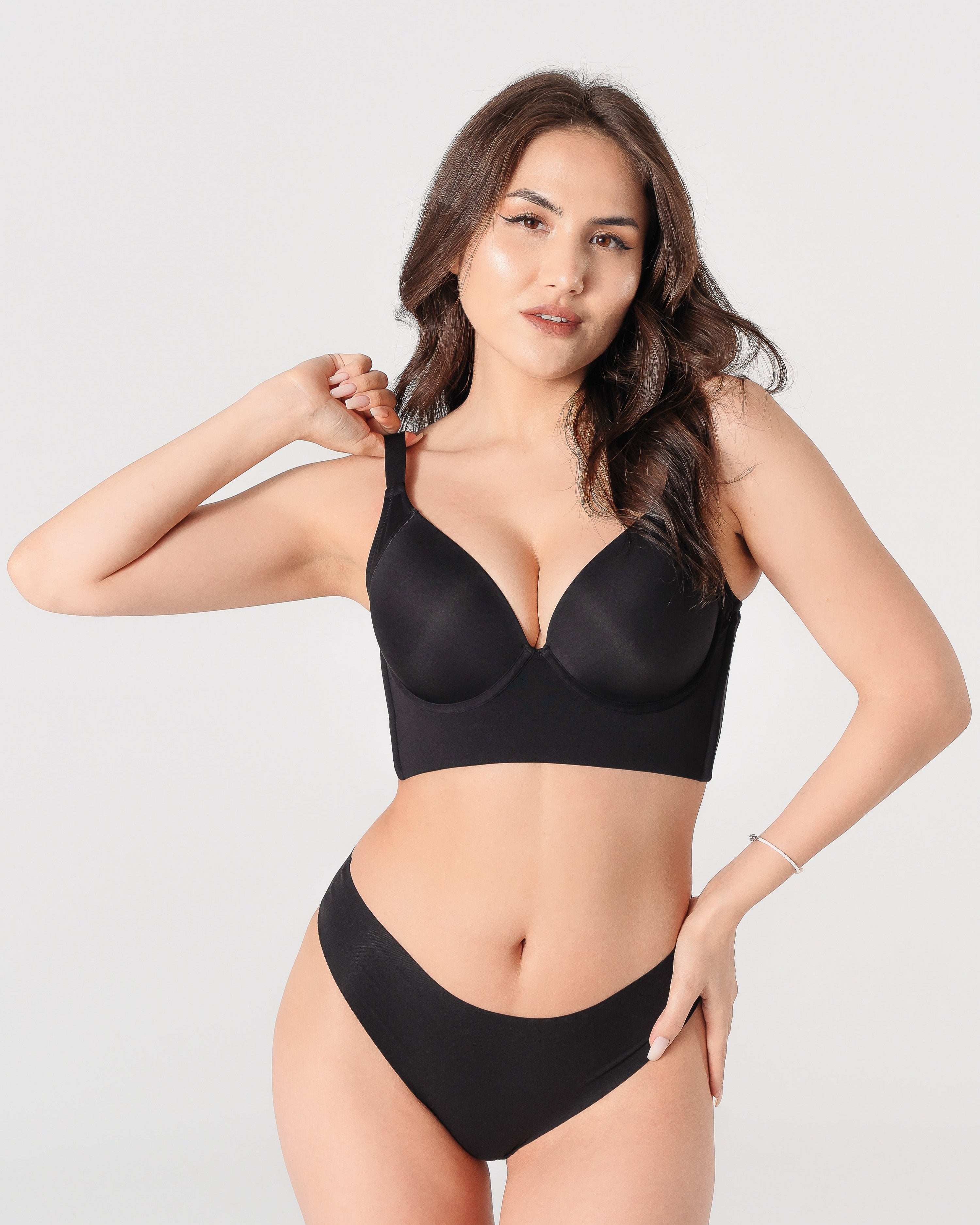 Пуш-ап бюстгальтер черный Tomyris размер 36B/C2