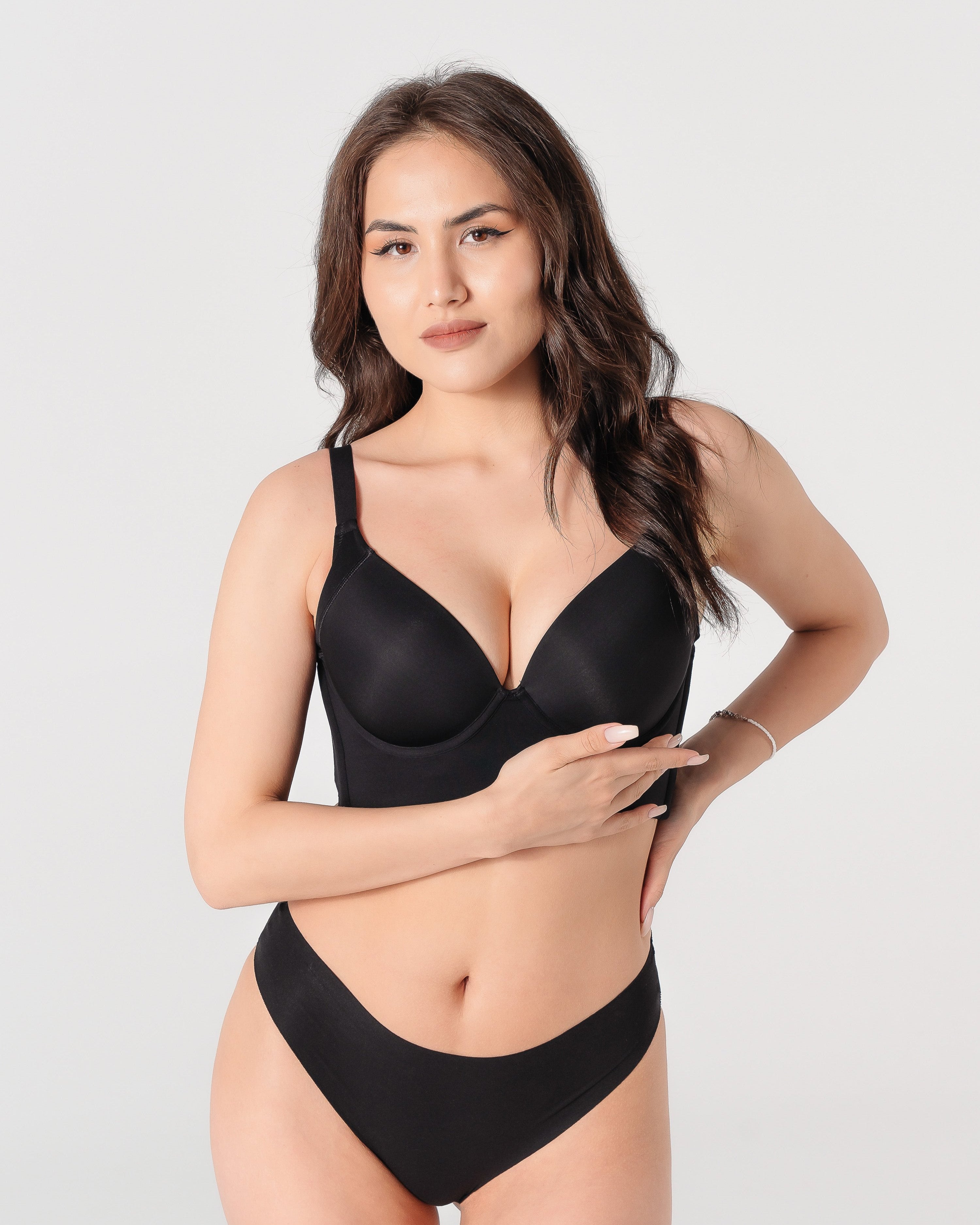 Пуш-ап бюстгальтер черный Tomyris размер 36B/C2