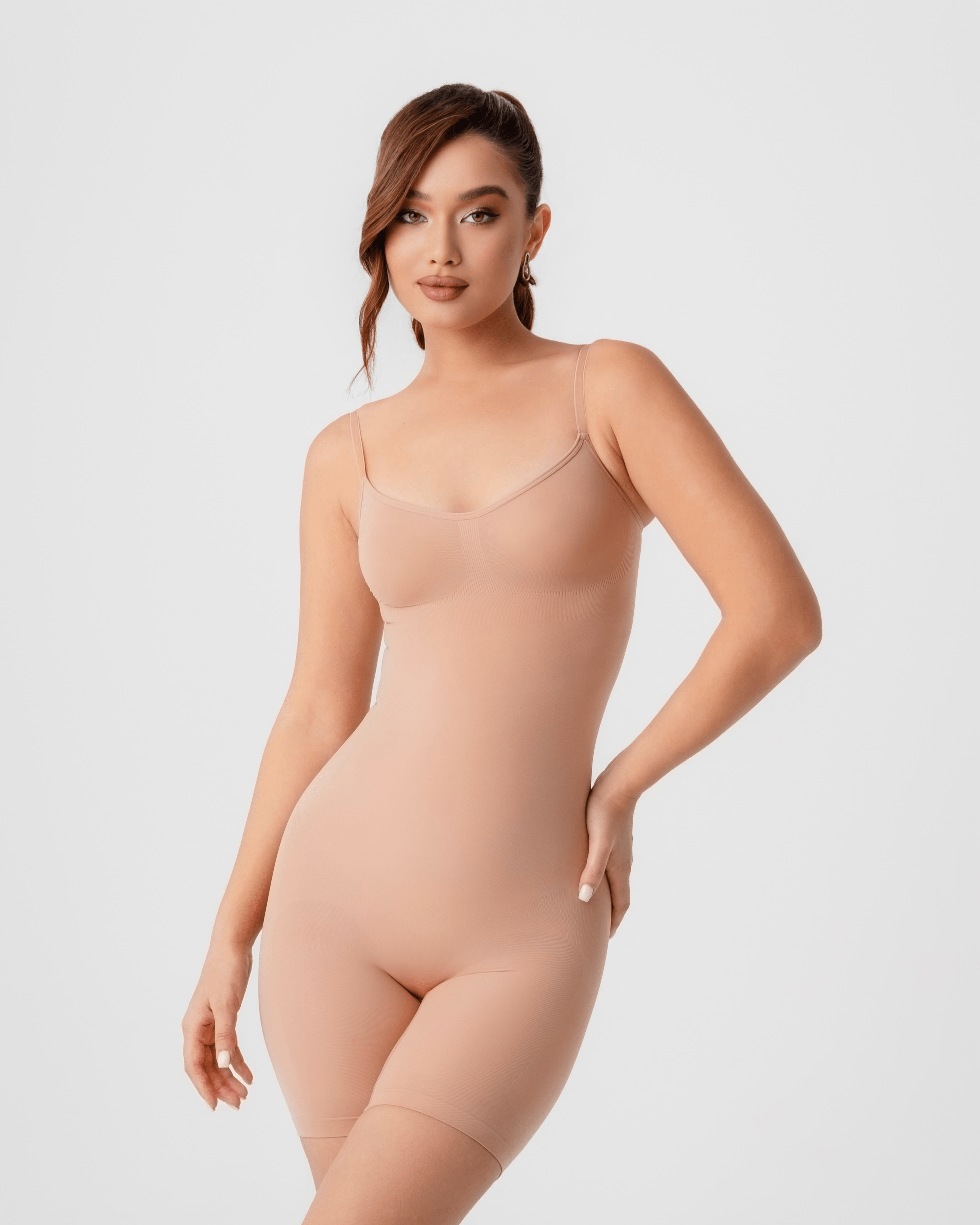 Утягивающее боди-шорты бежевый Tomyris размер XS/S